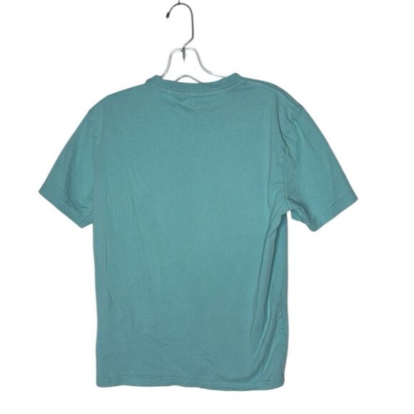 American Eagle Outfitters Men's Teal Graphic T-Shirt. Size Small. - Picture 4 of 5